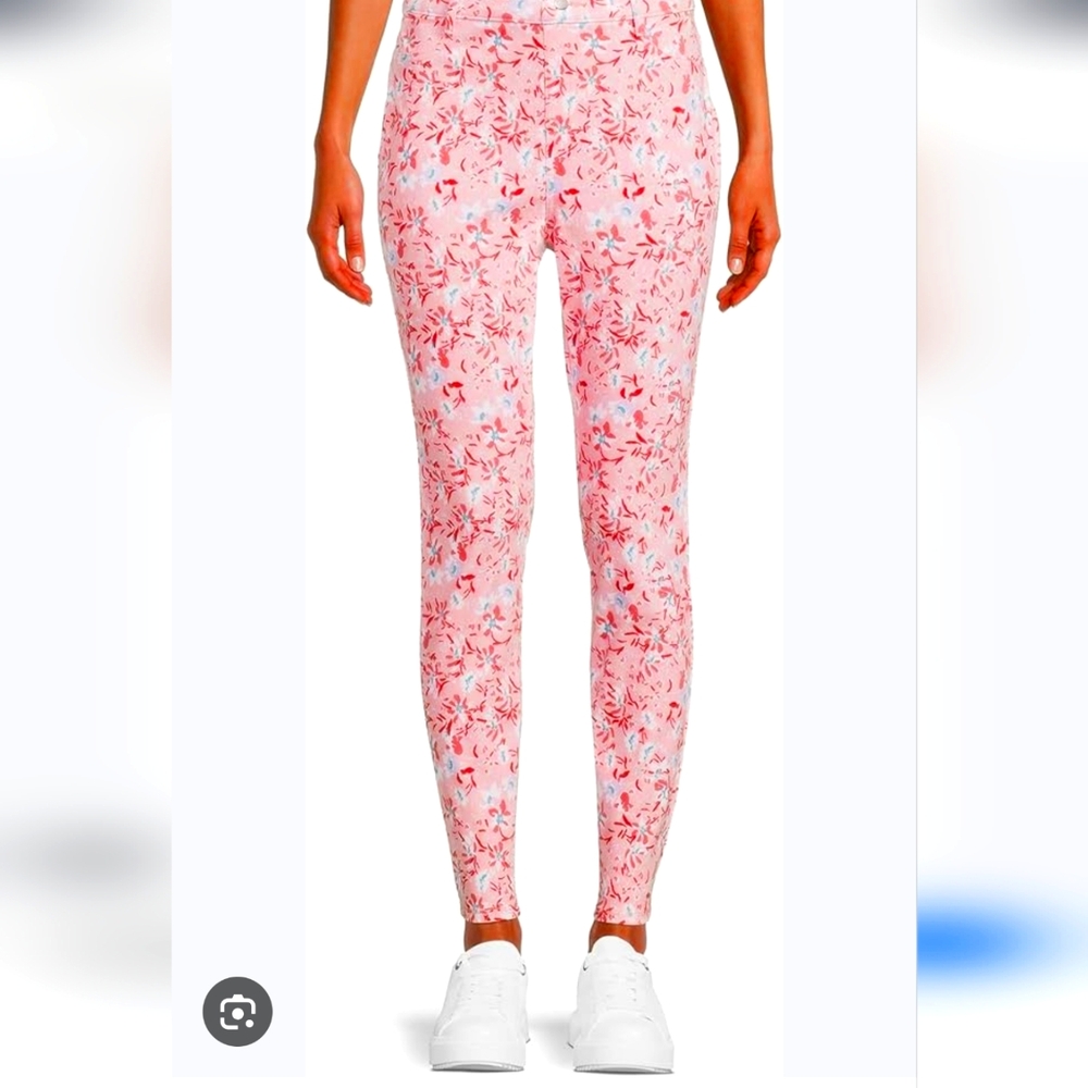 Time and Tru Pink Floral Pants